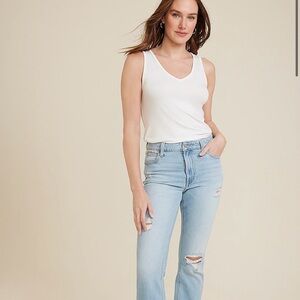 NWT Maurices Goldie Blues Light Blue Cheeky Slim Boot Jeans - 12 short